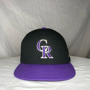 New Era Colorado Rockies Hat Size 7 - 3/8 *Very Nice*